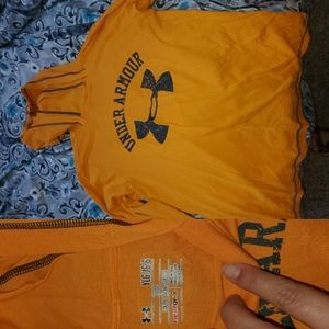 Under Armour long sleeve hooded shirt